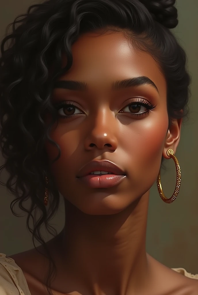 A mixed  from a light skinned ethiopian woman and south African man