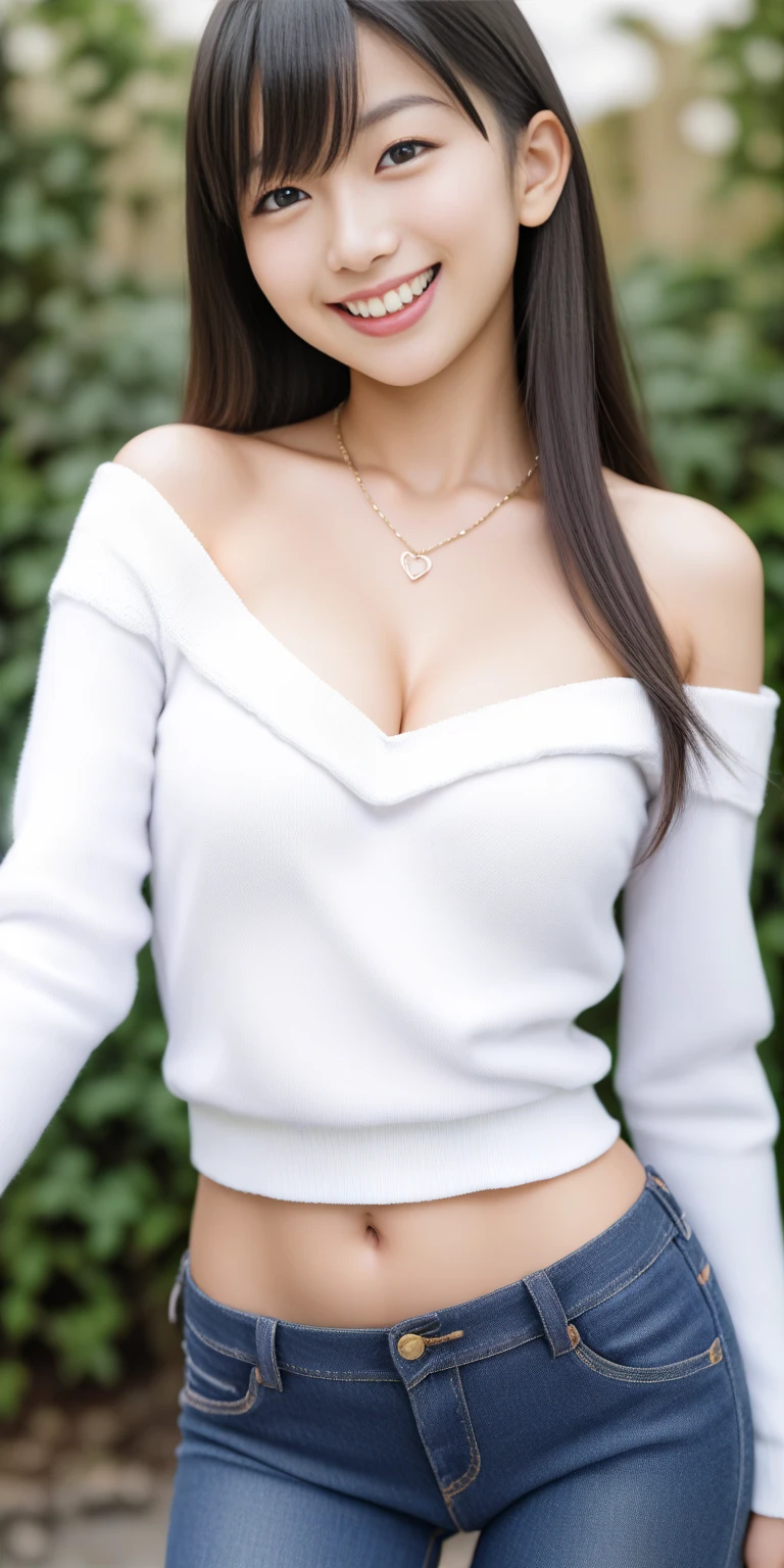 1girl, Beautiful, Amazing face and eyes, makeup, red gloss lips, (extremely detailed beautiful face), (sexiest look), (Beautiful big breasts:1.5), (off shoulder shirt, Tight Skirt, knee high:1.2), (Best Quality:1.4), (Ultra-detailed), (extremely detailed CG unified 8k wallpaper), Highly detailed, RAW Photos, Professional Photography, crowded city, Sitting, (Spread your legs), Scenery like a scene from a movie,