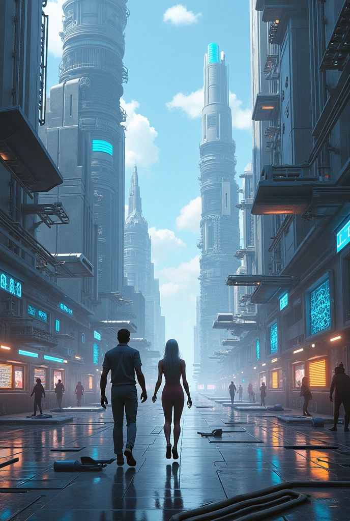 An image of an environment with science and technology