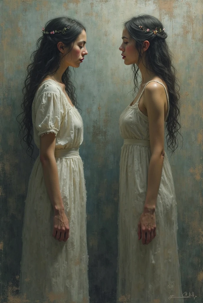 Women in anxiety, DEPRESSED, blame, Disconnection of emotions}