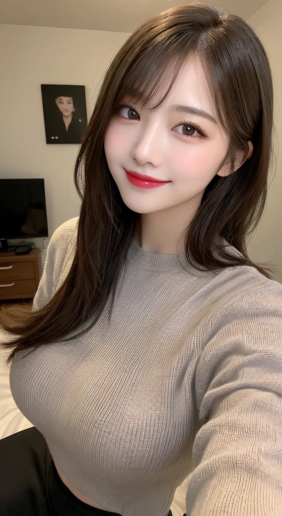 Tabletop, highest quality, shape, Very detailed, finely, High resolution, 8k wallpaper, 完璧なダイナミックな構shape, Beautiful and detailed, Nice spring clothes,Beautiful straight hair,Small breasts,Natural color lip, 20-year-old girl、cute、sexy shot looking at camera,Always blur the background,Perfect and beautiful face,Beautiful and dense face、Slim face and figure,Big eyes、Putting on gal makeup,Actual photo(Best image quality)、Sexy Face、Fashion model posing、full body shot、smile、Off-the-shoulder one-piece dresses