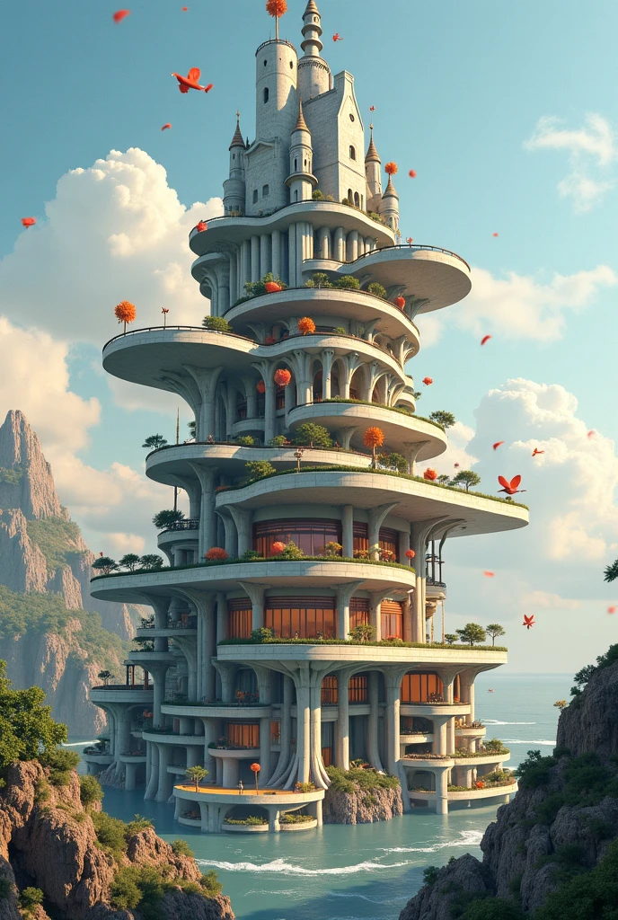 I want to create a series about architecture, based on a short series and combining it with the fantasy of fantasy.
