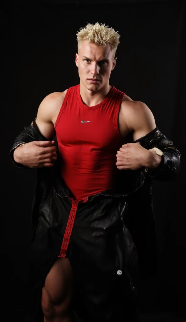 British boxer Jack Catterall wearing satin boxing trunks