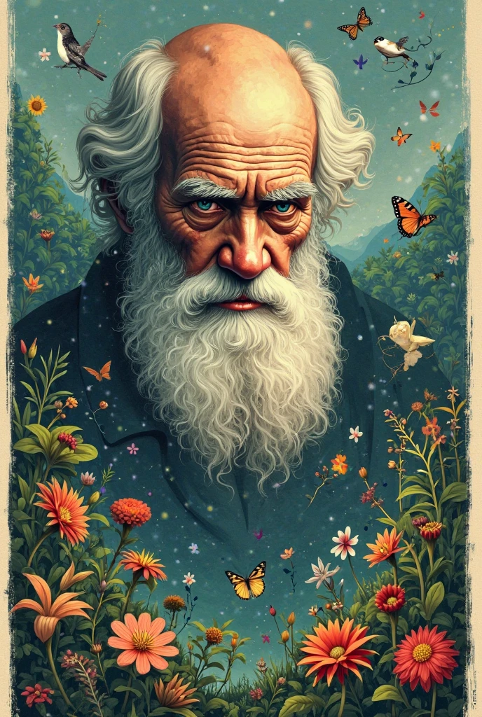 Create me a poster about the origin of species
Beautiful and modern by Charles Darwing