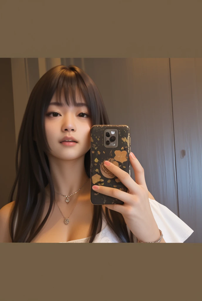 Beautiful big breastokeh), indoors, detailed luxury living room, gentle and charming beautiful goddess, Korean(kpop-idol), solo, necklace, oval face, double eyelids, smart, good hands, good feet, Natural, (from below angle), (glossy skin:1.05), ((low angle)), Perfect figure, (64k, UHD, RAW photo, best quality, masterpiece:1.4), (realistic, photo-realistic:1.37), ultra high res, photon mapping, radiosity, physically-based rendering, professional soft lighting