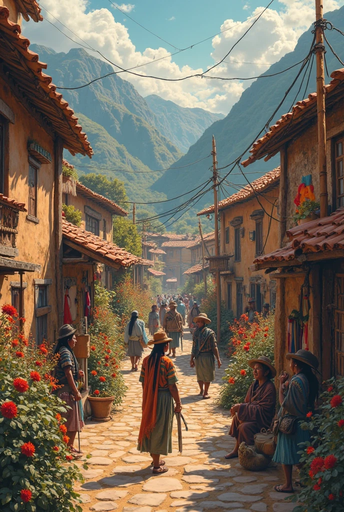 Generate an image of the coolest legends and stories of Otavalo