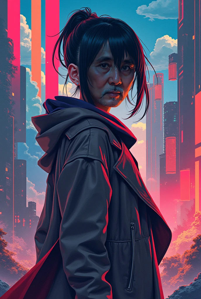 Create movie posters in pictures using anime stripes