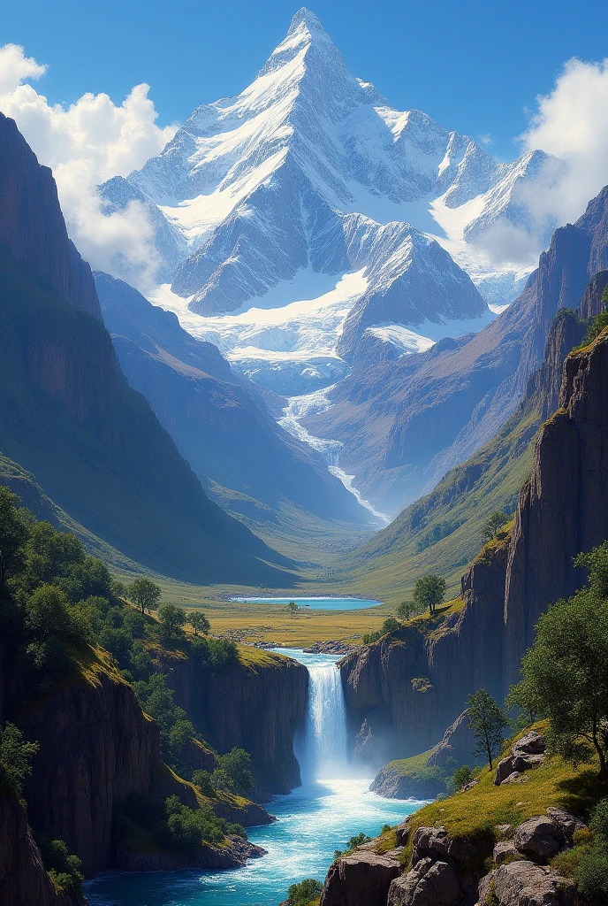 An image of the heart of the Andes  