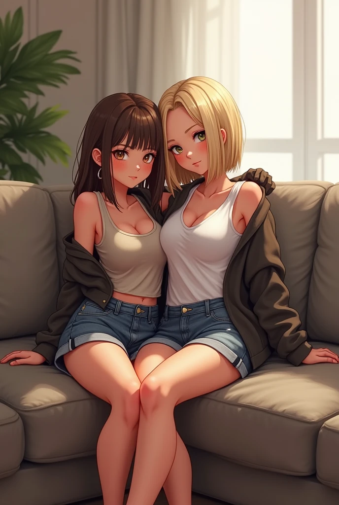 Fille en culotte et pull stylé 