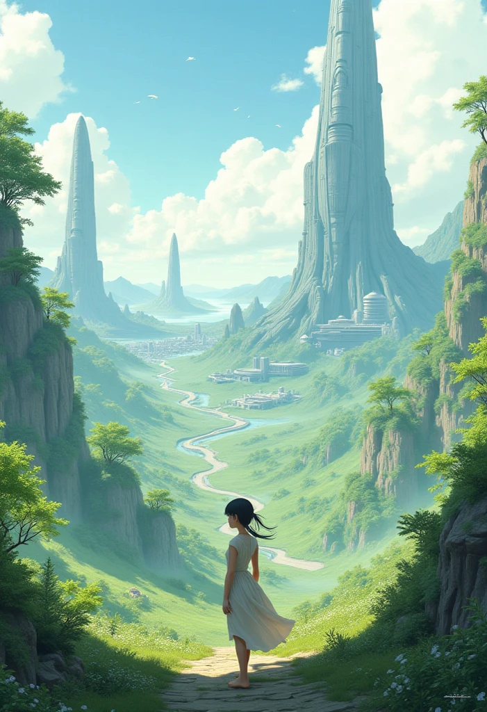 In the Nausicaä style of the Valley of the Wind