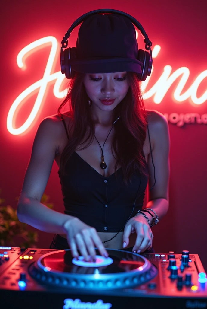 Bar lady DJ