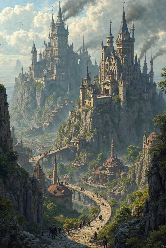 It should be a whole map not just a castle.Two castles poor quarter factories.