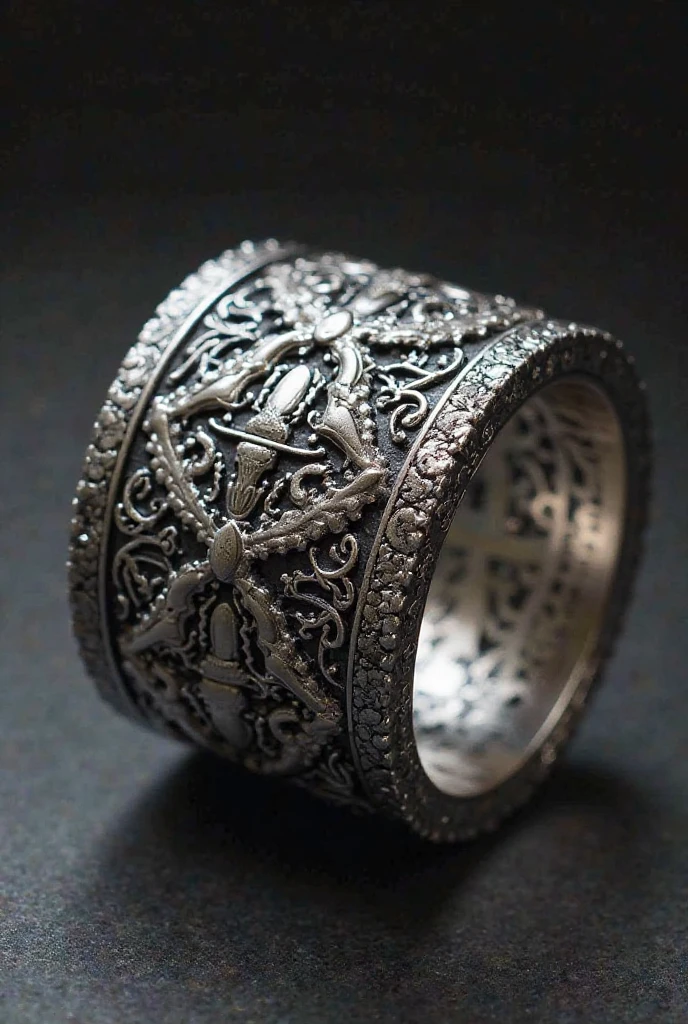 A rhyming battle ring 