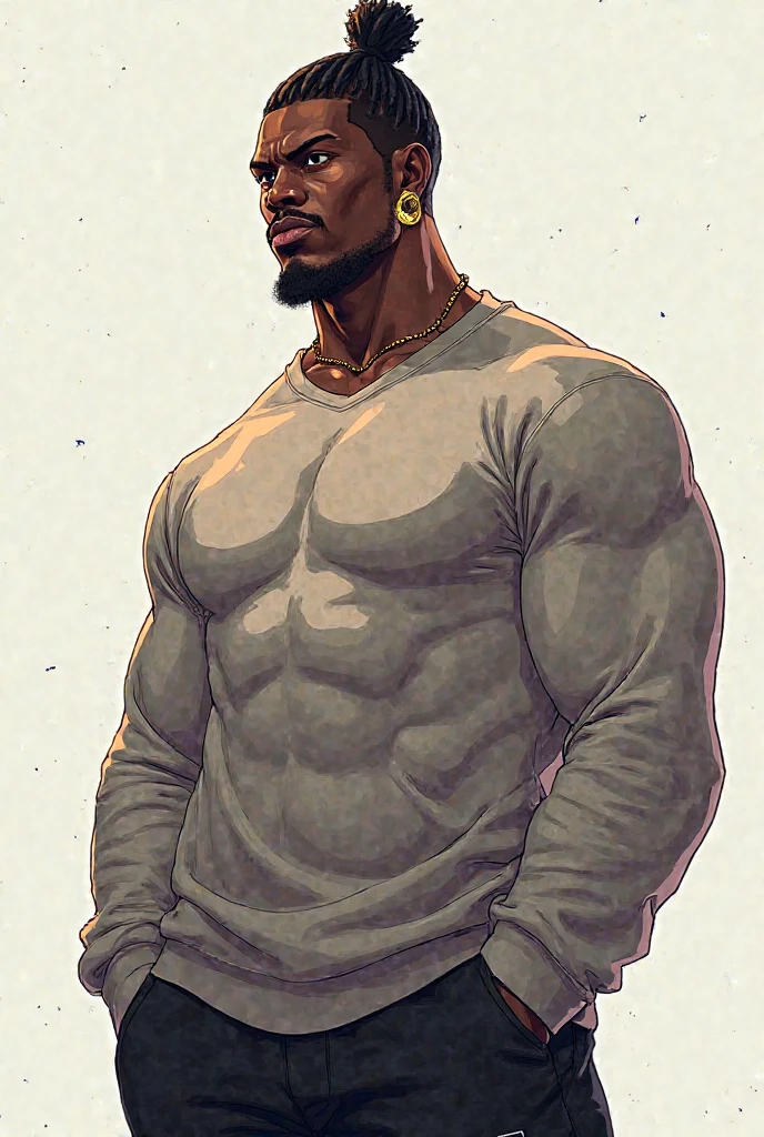 (((2heads))), muscle, Dominican 30yo man, big pecs, big biceps, full body, buzz cut, shower, wet, hands on body, no shirt, big bulge, speedo, very wide shoulders, big thick beard, realistic, beard