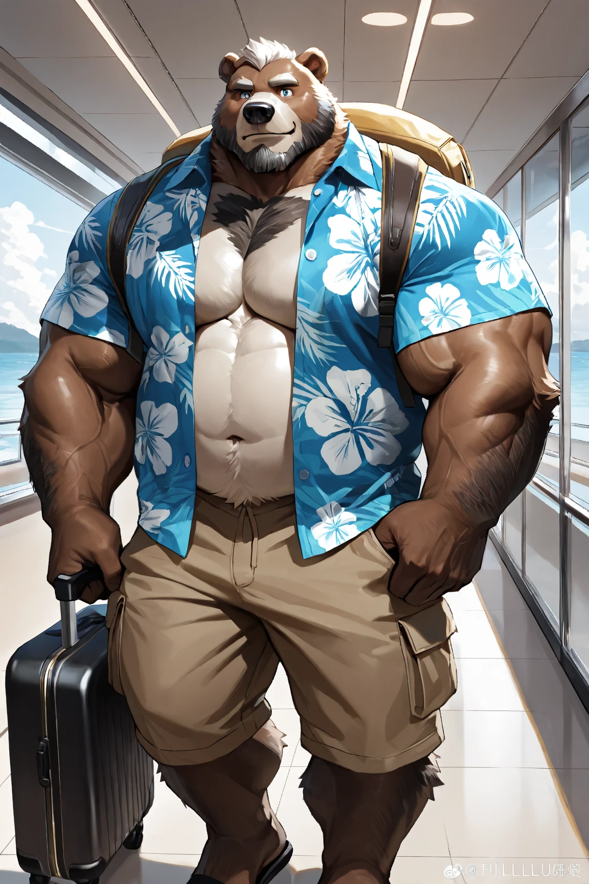 A handsome Asian actor,35 years old,High target, Fitness,short hair, O-Shaped Beard,Perfect body, Dark skin color,Radiant Skin,Smooth skin,Muscle bulge, muscular, Very large pectoral muscles,Very sexy abdominal muscles,Very well-developed leg muscles,Huge concave and convex area,Brightens oily skin,Wearing black leather shiny thong,Handsome face, Correct and accurate male body proportions, Wear black socks