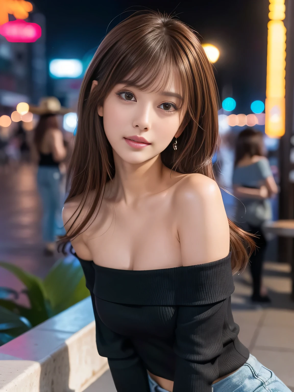 （Front Focus），（in the darkness nigth：1.6），Surrealist portraits of women by David Hockney and Alphonse Mucha，Fantasyart，photographrealistic，动态照明，art  stations，poster for，Volumetriclighting，extra detailed face，4 k，awardwinning， , 1girl in, In the Dark, deepshadow, lowkey, Cowboy Shot,(Official clothing:1.4),Long whit hair,whaite hair,Perfect posture， mix4，（64k uhd， RAW Photos， best qualtiy， tmasterpiece：1.2）， one girls，fully body photo，Camel corset，High Slit Mini Skirt，e Blue Eyes，（realisticlying， photos realistic：1.37）， 1girll， adolable， Overlooking the city， the night， Sateen， moisture， profetional lighting， photon maping， Radio City， physically-based renderingt， Gradient Black Color Hair， black colored hair， short and wavy hair， girl with， White Ball Suit， high quality picture， hight resolution， 1080p， （Clear face）， （Detailed face description）， （Detailed hand description）， （tmasterpiece）， （Exquisite CG）， extreme light and shadows， dishevled hair， The work of the master， Rich details， （Finely detailed facial features）， （top quality picture）， （tmasterpiece）， （Detailed eyes）， Look ahead with your eyes， fine clavicle，（Squatting Pose）， （The best ultra-real：1.3）， （The best illustrations）， （Highest high resolution）， （Superb Detail）， （Most Best Illustration）， （Beautiful detail eyes）， （Ultra-high detail）， （The best masterpieces）， （wall-paper）， （Super best detail face）， （Tight abs）， （Realism Surrealism） ， （Blushing whitening skin）， （best qualtiy）， （（（1girll）））， （hyper realisitc， The photo is surreal：1.37）， （ultra - detailed）， （adolable）， （独奏）， （ssmile：1.15）， （Keep one's mouth shut） ， （beatiful detailed eyes）， （（（Whiten skin）））， （White skin）， （bright skin）， （pretty skin）， （Fresh skin）， （Realism Surrealism）， （best qualtiy）， （（large boob： 1.2））， （The bikini： 1.1）， （Highly detailed face and skin textures）， （Fine eyes）， （Very realistic）， （portrait of 20 years old）， （Perfect beautiful） （Details of face）， （cute  face）， （beautidful eyes）， （Perfect Eye Detail）， （Perfect Anatomy）， （Ex