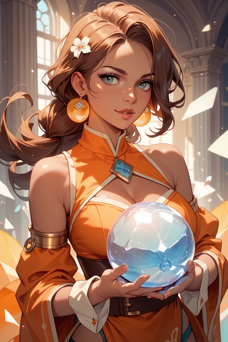 Fortune Teller, Woman, Crystal Ball, Mysterious Woman, Brown Skin Beauty