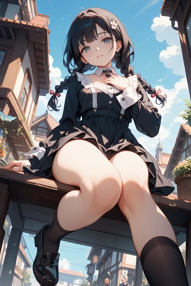 (mature woman: 1.5), (tiny adventurers: 1.4), (tiny villages of people on a cliff in front of a giantess breasts: 1.2), (erect nipples:1.2), (naked:1.4), (huge breasts:1.2), (cameltoe:1.3), (a tiny village on a tiny hill in front of the breasts of a giantess: 1.2), a giantess looming over a tiny village on a tiny hill, (tiny adventurers: 1.1), (crowds of tiny villages on a tiny cliff in front of a girl: 1.1), (crowds of tiny villages on a cliff: 1.1), giantess girls in the background, simple background, (winter pastel sky background:1.3), giantess girls in the background, multiple girls, (giantess:1.1), cute dress, (foreshortening:1.3), (very tall girl:1.2), (giantess:1.2), (closeup breasts:1.3), hills, cliffs, mountains, (continent from sky view: 1.3), fantasy, (foreshortening:1.3), (tiny villages: 1.2), tiny capital castle towns, anime style 4 k, beautiful anime portrait, fall style, dream artgerm, beautiful anime girl, anime styled digital art, anime art wallpaper 4k, anime art wallpaper 4 k, digital anime art, extremely detailed artgerm, blushing, (cute beauty: 1.2), (tiny adventurers: 1.5) (smug smile: 1.2)