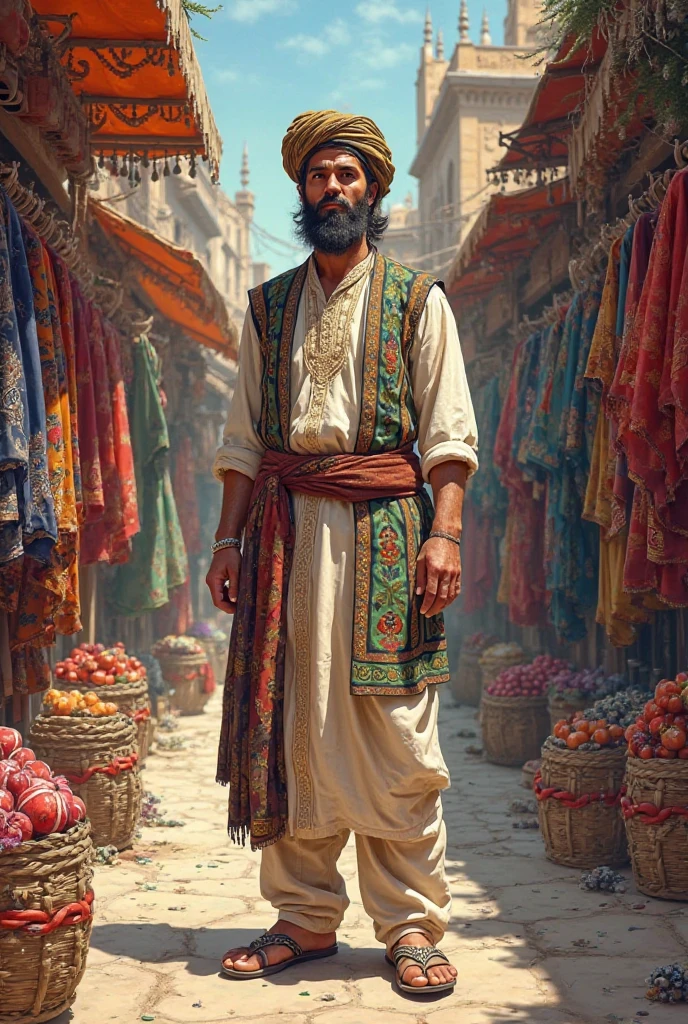 Make me a poster of a Kurdish men's clothing store