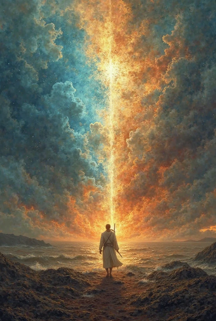 By his words 
The beginning of creation 
By his words the world was made 
Out of words he formed man 
By his words he laid a great promise 
By his words renewed 
By his words we fight and are victorious 
By his words everything was made and without his words nothing was made