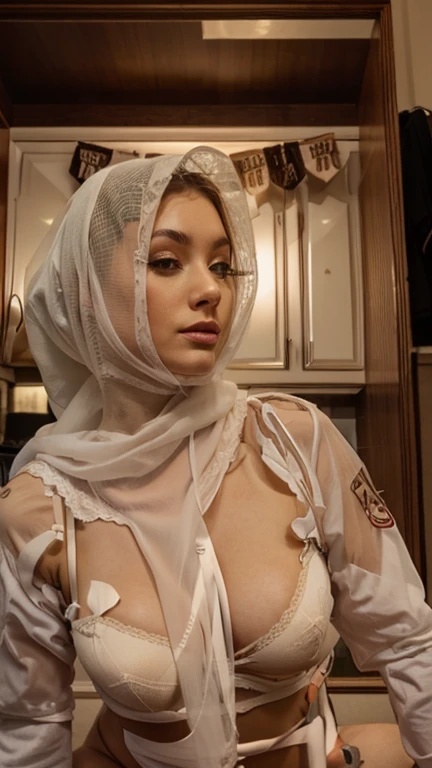(Wearing Lace Coats), (((HIJAB MALAY GIRL))), masutepiece, High quality, UHD 32K, Realistic face, Realistic skin feeling , A Malay Lady, 68 years old, , Very cute and baby-like face, (((FLAT CHEST))), (MATRIX WORLD), ((look In front at the camera and SADNESS)), ((())), (((CUTE GIRL))), ((WHITE LIPS)), ((ORANGE)), (undress). ((WEARING PURE ORANGE BRA FLOWERS LINGERIE LACE)), ((heavy breasts)), ((Saggy Boobs)), ((HEAVY BREASTS)), ((HEAVY SAGGY BOOBS)),