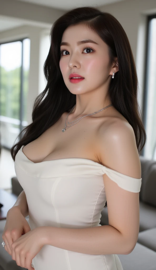（（Adileen，brunette color hair））， randome pose， （An extremely delicate and beautiful work）， （tmasterpiece）， 1girll， Extremely delicate and elegant white miniskirt， head gear， highly  detailed， long whitr hair， Enchanted smile， beautiful and clear eyes， Green eye pupils，Beautiful buttocks， delicatenecklace， Delicate earrings， Simple blurred background， Extreme detail description， big breasts beautiful， big breasts enchanting， Hyperdetailed painting， s delicate face， exquisite body， fine collar bone，lovely lips， Behind the softness， mix4，（8K， RAW photos， best qualtiy， tmasterpiece：1.2）， （realisticlying， photograph realistic：1.37）， 1girll， adolable， view over city， the night， Sateen， dampness， profesional lighting， photon maping， Radio City， physically-based renderingt， full bodyesbian