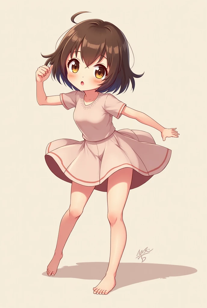 anime girl body pose