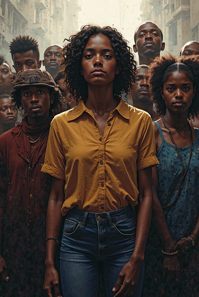 create an image about discrimination