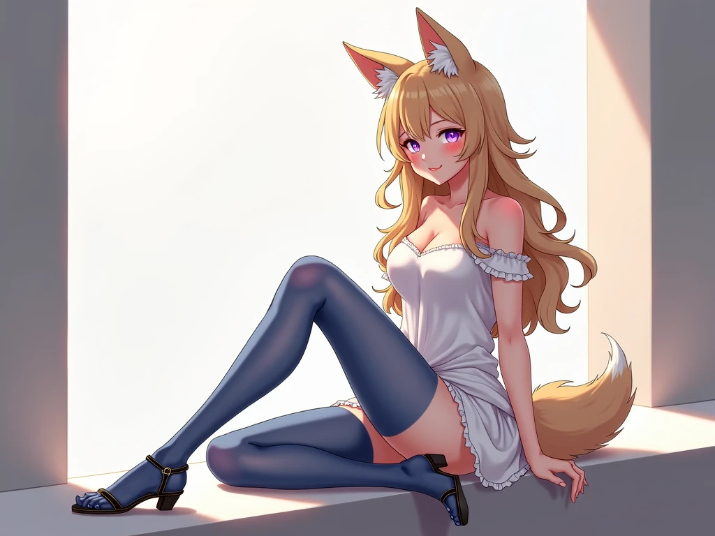Cosplay, full body, bikini, cat ears, cat gloves, sheer stocking, loli, sit, looking at viewer, bed room