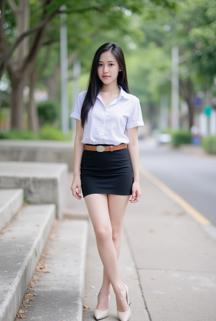 beautiful sexy female student,university