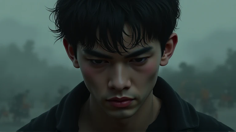 युवक का चेहरा नीचे, कंधे झुके हुए – फेलियर का फील