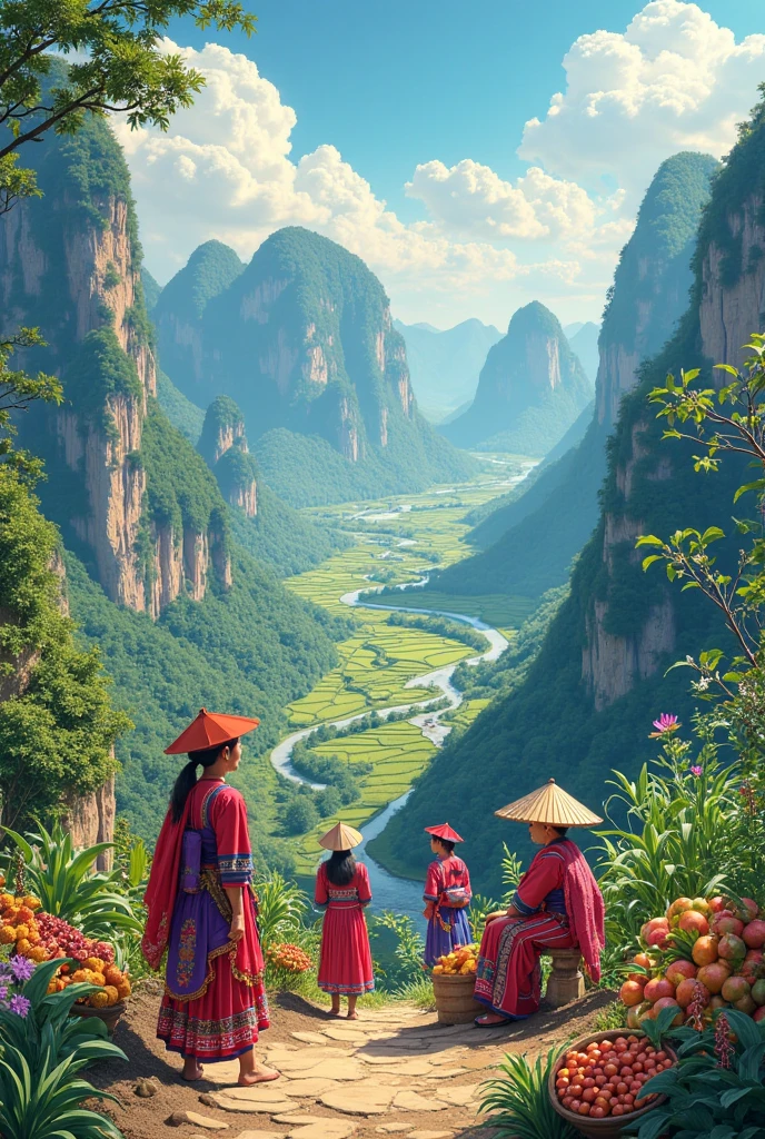 Ha Giang Tourism Introduction Poster Design 