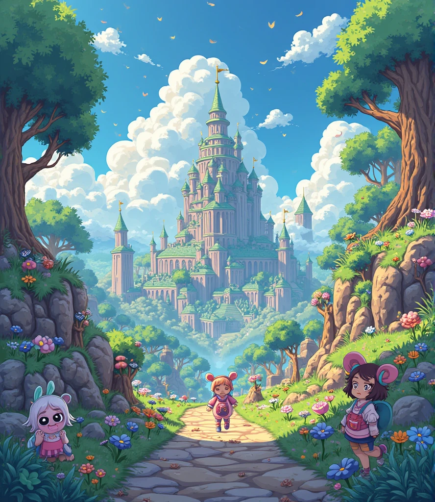 Create an anime cartoon