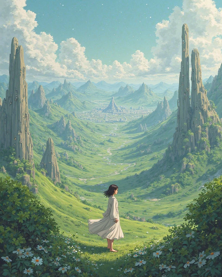 In the Nausicaä style of the Valley of the Wind