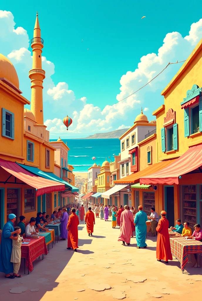 Create a Rafah and Gaza City poster 