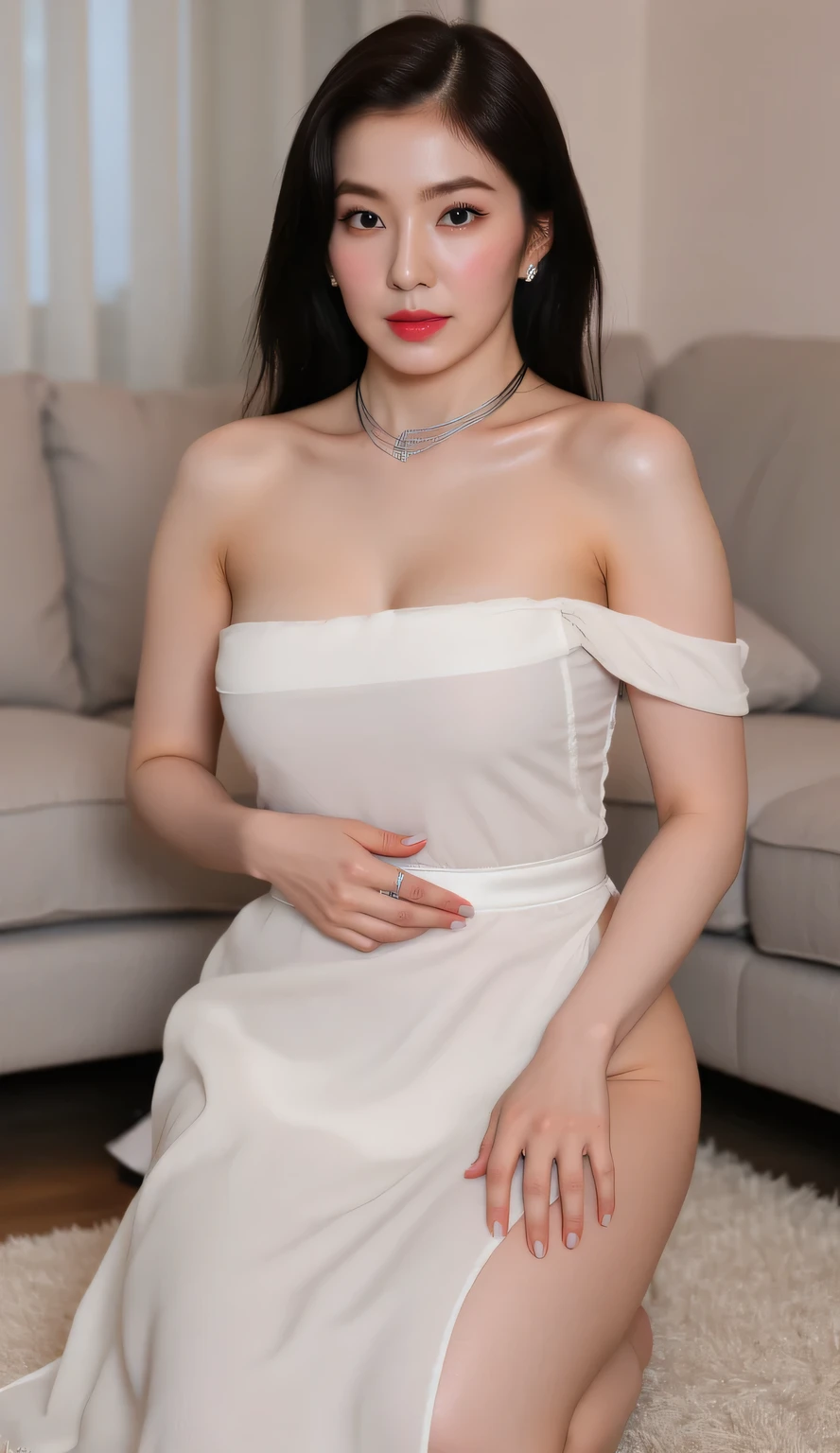 A 25 year old jia lissa bathing on a open roof . She is a lesbians and her lesbians partner doing kiss lips to lips like both lips are on each other.she is holding a vibrator. Both wears a white cloth which is wet and transparent. Like we can see her boobs and hairy pussy. Breast size 1.2 and hairy pussy. Red lipstick and wearing all jwellery and flowers
