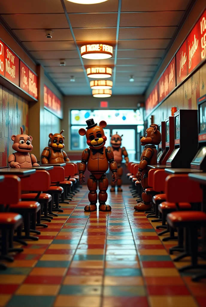 restaurant named 'Freddy fazbear pizza'
