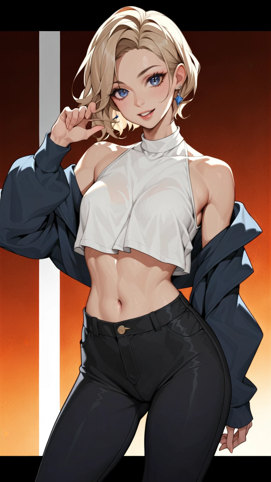 (Baseball uniforms:1.2),
blonde, (short hair:1.2),White trousers、Black belt、((Illustration of people))、Tube top bra、
View your viewers,, (Highest quality:1.3), White pants、Outdoor、baseball ground、ground、soil、blue eyeasterpiece、Highest quality)、Highest quality, Ultra-high resolution, (((masterpiece))), alone, Sweat、Big eyes、Large breasts、Torn clothes、 Fully exposed、Nipples、One Girl, Front view、Embarrassed face、Bronze colored hair、((short hair))、Stand up straight、Cowboy Shot