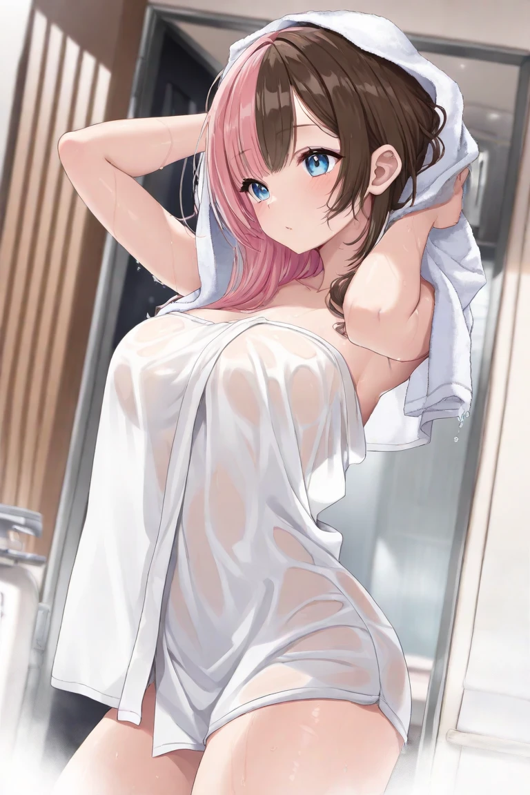 (Perfect body),Best Quality,16 K,Lori,blush,((Short hair)), (((Orange Eyes))),((((Pink hair)))),Standing,Sweat,Bukkake,flabbergasted,I have my mouth wide open、is crying、Perplexed、(small tits),(((back-view))),cowboys_shots,(((Wavy Hair)),Ahoge,hair clips,(white knee-socks),NSFW,(Very big butt)、srestrained, backs、blush,M leg,Spread legs,Wet、is standing,((( short in stature))),Skin Tight,(((white leotard))),Ahoge,hair clips,{Pink scarf},tentaculata,Squatting,Spread ,Arms tied in front of you,NSFW、((Arms behind your head))、(((((Torn clothes)))))、prison、