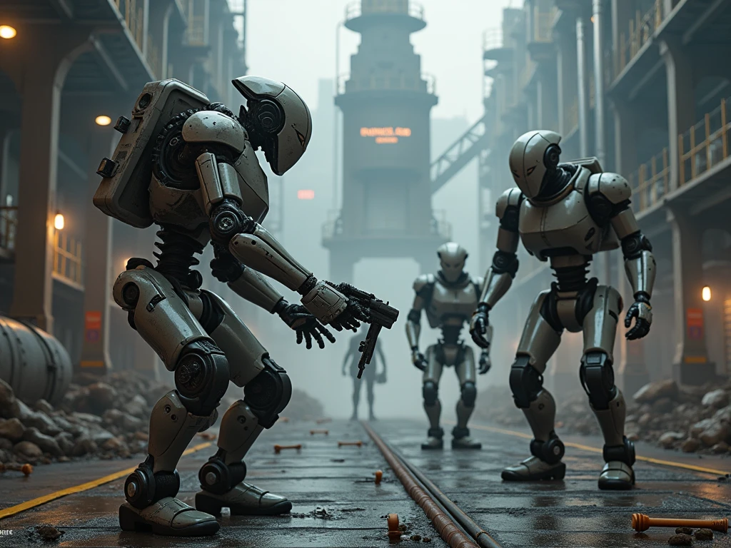 Future ware between humans and robats