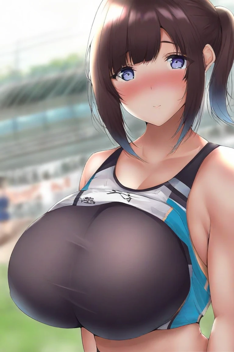 (must be follow these prompts:2.2),masterpiece,best quality,extremely detailed,(in her clothing:3.5),(in her track suit clothing:3.6),(adorable expression:2.5),(usual face:2.2),(displayed one girl on single picture:2.4),(black hair:2.1),(ジャージを着用した身長がとても低くて少しふくよかなHigh school girls:2.2),(そのHigh school girlsは周りの男子部員に彼女が脱いだ後のジャージを毎日狙われていて臭いを嗅がれた後で股の辺りに精液を繰り返しかけられている:1.6),(そのHigh school girlsはあどけない印象だが精液を吸い込んだジャージの上着とズボンをぴたっと着用している:2.1),(A cute moan like a young girl:2.1),(そのHigh school girlsは湧き上がった性欲に対してジャージを着たままでこらえている:1.4),(そのHigh school girlsのジャージを着用している全身には性的絶頂に達しながら分泌されたぬるぬるした分泌物がまとわりついた:1.7),(そのHigh school girlsは着用しているジャージにだいぶ前に射精されていてしみこんだ精液が琥珀色に変色してジャージを穢した:2.2),(libidonous tumultus are happened on her mind but hidden her skin under her track suit:1.6),(そのHigh school girlsはInnocent faceでとても可愛い:1.9),(Lewd love juices are dripping down the inner thighs of her tracksuit pants.:2.1),(そのHigh school girlsのジャージに覆われたおっぱいは強い淫欲のせいでパンパンに膨らんでいる:2.4),(in her clothing ejaculated:2.6),(men's elected twangers were inserted her to the depth:2.3),(もちもちした丸みがある身体の精液臭いHigh school girls:2.3),(she was already stroked up to the depth intervaginal sensuous spot:1.8),(notably buldged up her inner labia majora:2.6),(A young, shy moan:1.5),(having big breasts in her clothing:2.6),(運動中のあどけない印象のHigh school girls:2.3),(そのHigh school girlsは身長は低いがほんの少しだけむちっとした身体をしている:2.1),(The crotch of his pants is discolored with love juice stains.:2.5),(そのHigh school girlsはズボンの下に隠れて見えないそのマンコから臭い愛液を漏らしながら痙攣している:1.8),(そのHigh school girlsのむちっとした太股をしっかり包みこんでいる臭そうなズボンは淫らな分泌物のために湿っている:2.0),(そのHigh school girlsは股間がドロドロになってもそのズボンはしっかり履いたまま耐えている:2.5),(ズボンの上からいつも自分の股間を押さえているHigh school girls:1.7),(A moan filled with childish embarrassment:1.5),(そのHigh school girlsのジャージに覆われた乳房や乳首は強い淫欲のために張っている:2.4),(そのHigh school girlsの着衣の下の淫らな身体は淫靡な反応によりほんのり膨らんでいる:1.6),(そのHigh school girlsは真面目に練習している:2.5),(そのHigh school girlsの脚は短くて太い:2.2),(High school girls:2.2),(she looks like japanese idol:2.3),(Tracksuit pants are made of a durable fabric that will never tear.:2.3),(Her breasts are completely hidden under her jersey:2.4),(she looks like a lolita:2.0),(これらは他の誰にでもなく全てそのHigh school girls自身に降りかかった内容:2.1),(Make sure to depict the face:5.3),(Calm expression:4.3),(Innocent face:3),(そのHigh school girls一人だけをしっかりと描いた:3.3),(登場人物はそのHigh school girlsのみ:4.2),(Portrait Style:5)