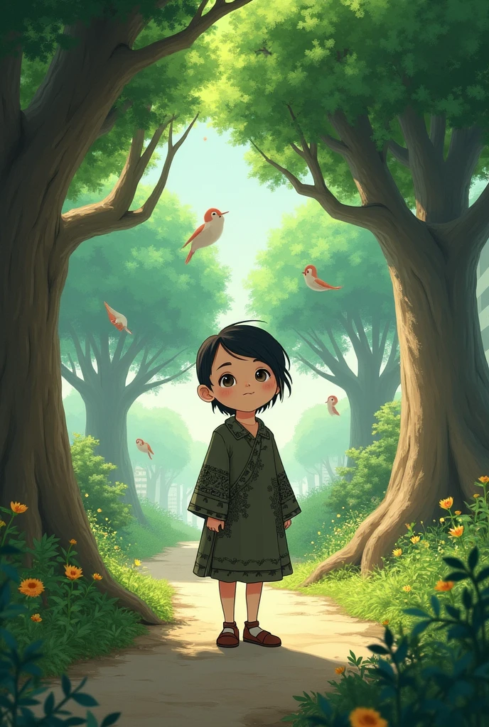 Convert this in to studio ghibli style