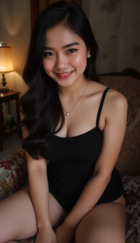 8K, Top Quality, Intricate Details, Ultra Detail, Ultra High Resolution, Masterpiece, random angle,  Slender, Smile, (Makeup: 0.4), (Fluffy Blue Eyes: 1.21), blue Eyes,, ((full body)), 1girl, solo, 1 girl, (( full body)),  close-up shot, open leg, ((tall)), (((fit body))), (((slim face))), sharp face, sharp eyes, (((black hair, long hair, ))  (detailed face), sharp face, small lips, thin lips,  ,
 (( abaya)), underboobs, side ,  detailed face, detailed breast, , large breast, detail, , Beautiful girl with accentuated slender abs: 1.4, Six Pack Abs: 1.4, Bust Botox, Big, Perfect Body, detail leg, (( moonlight)), top of mountain
