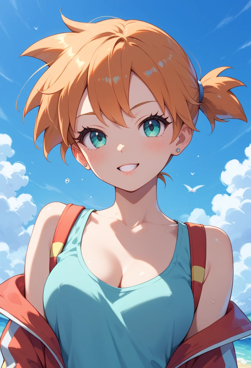 misty pokemon, nua, sem roupas, despida