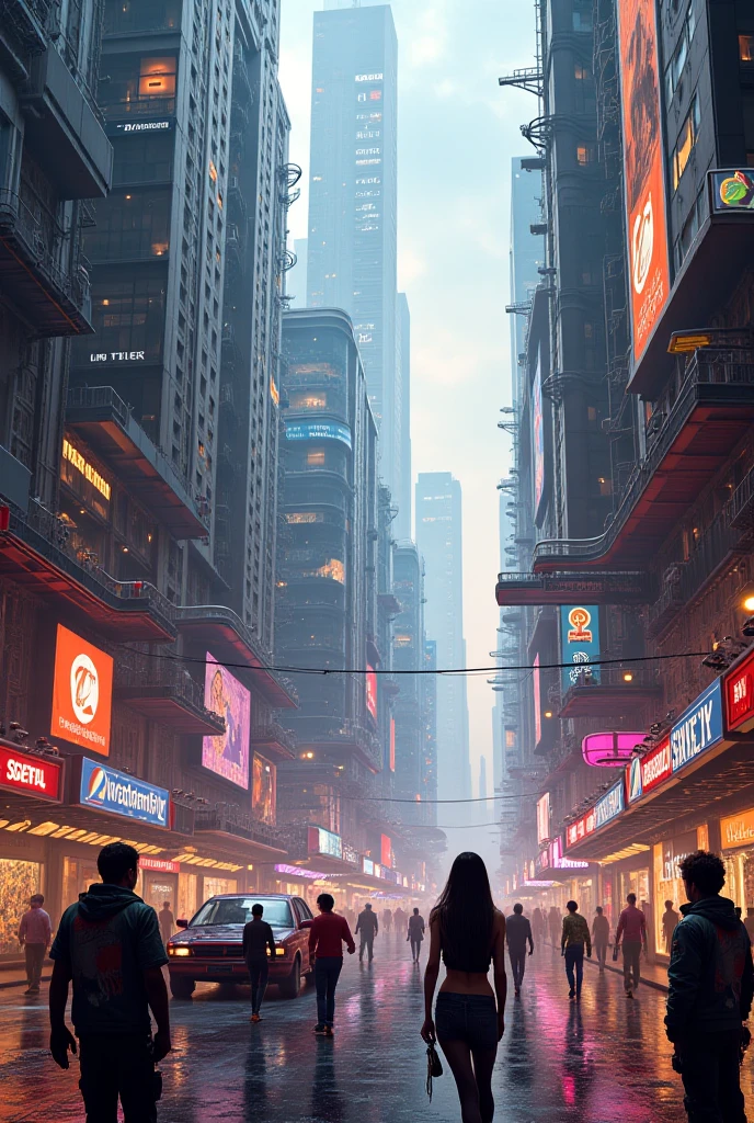 Futuristic city wrong is right