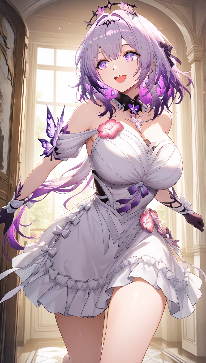 masterpiece, best quality, high resolution,
C3, CasterFinalOutfit, 1girl, solo, gloves, 
<lora:FGOSkadiv2:0.9>