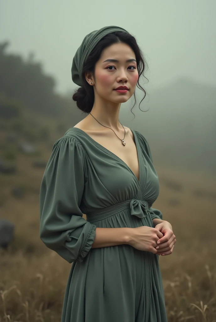 Oh my god what or you doing ? You should give me an image of 40 year old woman in a long dress and snood 