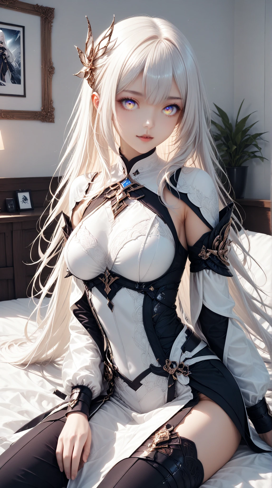 （Enrich the picture，Masterpiece level quality）Beautiful 8K CG artwork，Goddess-like posture，Sitting in the cabin of an airplane，Postural exercises，Slim and soft，Translucent skin，Silver hair、The beauty of extra-long hair, Super Long Straight Hair，The skin is fair and juicy，Underwear miniskirt uniform，Perspective Part 1.2x enhanced silhouette effect，Exquisite transparent blues pattern in pajamas，The details are intricate and exquisite，The background is slightly blurred，Charming and lustful leg seduction，Drool，K cup big breasts，Blush，Japan goddess，Perfect body slim curves，Cabin scene，Lace panties can be seen（transparent pubic hair，Exposing female genital organs），spread their legs，Exposing female genital organs，There is a viscous translucent liquid on top of the female genital organsCharming，Senior sister，Abdominal y tattoo，Disgusting gaze，Disdainful face，Tight-fitting leg ring，y tattoo on half-body，Bare skin，Exquisite facial features,Ultimate image quality,1girl,Silver gray hair,Bodysuit,Armored hand，Hidden fingertips，Silver-gray long hair，Bodysuit，Tight-fitting bodysuit，Hand covered，Arm covered，Fist covered,{{beautiful detailed fingers}},1girl,