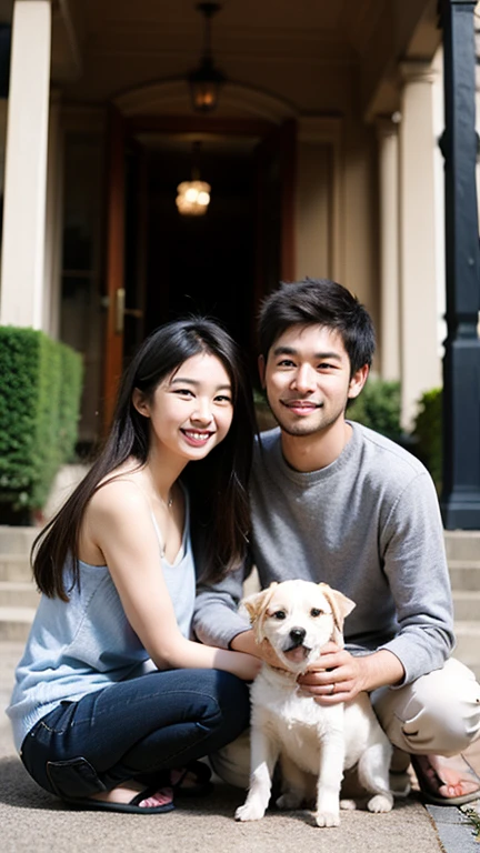 A couple who despite everything decided to be nannies