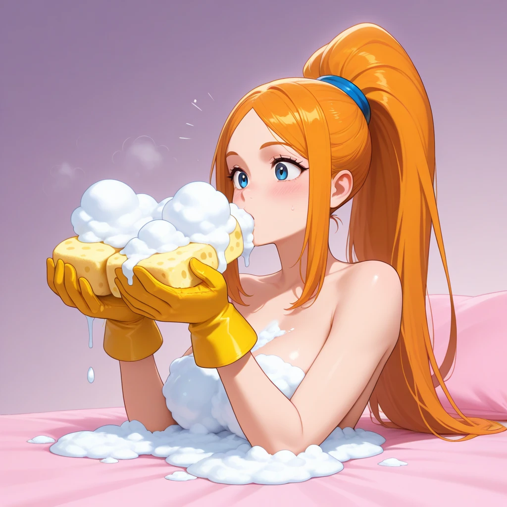 (CG Unity 8k wallpaper extremely detailed, masterpiece, best quality, ultra-detailed), (best lighting, best shadow, dynamic pose), (2women, playful, excited) in (gold vinyl catsuit, covered with white cream, wet and dripping: 1.9) participating in a (pie fight: 1.9) with them (throwing pies: 1.9), (getting smashed with whipped cream: 1.9) and getting (bombarded with pies) witj their (hair splashed with whipped cream: 1.9), (messy game), (wet and messy), (pie throwing), (cream splatters on face: 1.9), (cream splatters on outfit: 1.4)